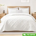Luxury King Quilt Set Soft Reversible Bedding W/ Pillow Shams Elegant Design New. Fixed Price $38.29.
