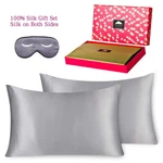 Bluehills Mulberry Silk Pillowcase 3 Pack Gift Set - Silver Gray Standard. Fixed Price $47.99.
