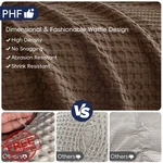 Phf Waffle Weave Blanket Twin Chocolate Breathable Soft 66"X90". Fixed Price $43.04.