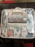 Lush Decor Zuri Flora Quilt Blue/coral 3PC Set Full/queen. Fixed Price $25.00.