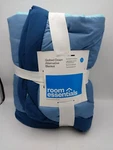 Room Essentials Quilted Down Alternative Blanket Twin/ Xl Blue. Fixed Price $19.95.