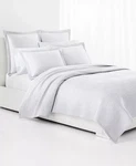 Lauren Ralph Kaia King Soft Grey Coverlet 108X94 Chevron Textured Nwt. Fixed Price $139.99.