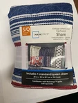 Mainstays Reversible Vintage Americana Patchwork Quilt Standard/queen Sham 1 Pc. Fixed Price $9.99.
