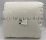 Pottery Barn Belgian Flax Linen Tufted Quilt Ivory Full Queen #T1050. Fixed Price $247.51.