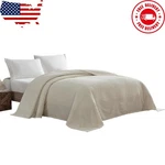 Beatrice Home Fashions Channel Chenille Bedspread, Queen, Ivory. Fixed Price $66.40.