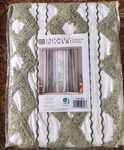 Ink+ivy Imani 100% Cotton Single Panel Curtain Tufted Chenille Striped. Fixed Price $50.00.