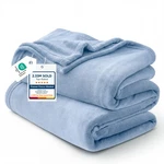 Bedsure Gentlesoft Twin Xl Fleece Blanket (66" 90"), Light Blue. Fixed Price $55.69.