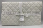 Pottery Barn Belgian Flax Linen Diamond Quilt Ivory Twin #T1108. Fixed Price $198.09.