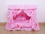 Kolachic Princess Pink Strawberry Pet Dog Cat Handmade Bed HOUSE+1 Candy Pillow. Fixed Price $182.84.