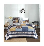 Tache Cotton Patchwork Farmhouse Cottage Coastal Garden Ditsy Floral Blue Yel.... Fixed Price $193.74.