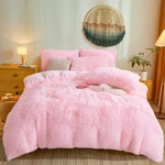 Besfunny Fluffy Pink Comforter Cover Set Plush Faux Fur Queen,. Fixed Price $74.19.