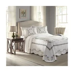 Modern Heirloom Heather Bedspread, King 120X118'', White. Fixed Price $153.25.