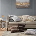 Madison Park Zuri Faux Fur Square Pillow. Fixed Price $138.84.