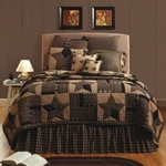 Bingham King 100% Cotton Earth Colors+stars Hand-quilted Patchwork. Fixed Price $286.95.