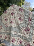 Luxury Victorian-style Quilt French Country Farmhouse Bedding Elegant & Cozy. Fixed Price $75.00.