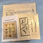 Susan H. Garman Quilt Blocks Patterns Complete Set 12 Bouquets For New Day. Fixed Price $74.75.