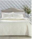 Charter Club Velvet Quilt, Full/queen, Ivory. Fixed Price $95.89.