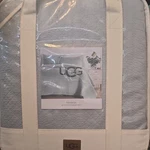 Ugg Venecia Queen Coverlet Set Gray Quilted 100% Polyester Machine Washable. Fixed Price $105.00.