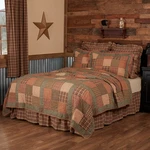 Vhc Crosswoods Patchwork Queen Quilt 90X90 French Country. Fixed Price $189.95.