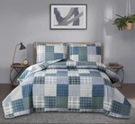 Quilt Set Queen Size Plaid Bedspread Coverlet Bedding Mens Bo.... Fixed Price $53.04.