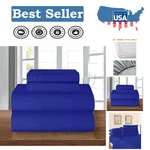 1500 Thread Count Egyptian Quality King Bed Sheet Set - Ultra Soft Royal Blue. Fixed Price $38.69.