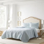 Laura Ashley Felicity Quilt Set 3PC 100% Cotton Reversible Natural Breathable. Fixed Price $149.99.