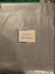 Matouk Schumacher Garden Gate Azure 100% Cotton Percale 500TC King Duvet Cover. Fixed Price $550.00.
