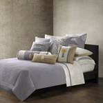Natori Lotus Temple King Queen Coverlet - Gray. Fixed Price $149.00.