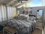 Hz&hy Oversized King Bedspread Dark Blue, Reversible, 5 Piece. Fixed Price $52.00.