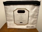 Sanders Royal Silky Satin 3-PC. Twin Sheet Set Bedding White. Fixed Price $14.99.