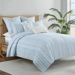 Boracay Stripe Muslin Full/queen Quilt Set - Levtex Home. Fixed Price $149.99.