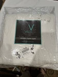 Villa Home Collection Queen Quilt Linen Cressida White Shell 100%. Fixed Price $175.00.