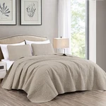 Chezmoi Collection Austin 3-PIECE Oversized Bedspread Coverlet Set (king, Kha.... Fixed Price $64.59.