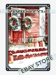 Doorstep Joy Metal Tin Sign Country Christmas Art Bedroom Decor Ideas. Fixed Price $16.68.