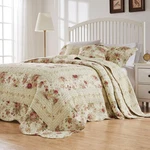 Greenland Home Antique Rose Jumbo Oversized 100% Cotton Bedding Set, Bedsprea.... Fixed Price $170.37.