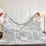 Soft Cozy 120X120 Inches Seamless Oversized King Fleece Blanket, Giant 10'X10.... Fixed Price $61.57.