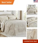 Alaska King Bedspread 132X 120, Oversized Extra Wide, Piece .... Fixed Price $132.90.