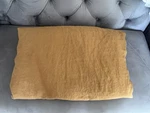 Quince 100% European Linen Terracotta Mustard Duvet Cover Size: King / Cal. Fixed Price $69.00.