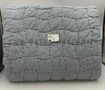 Pottery Barn Cozy Cloud Chenille Handcrafted Quilt Chambray King Cal #U1062A. Fixed Price $261.79.