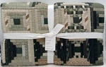 Pottery Barn Jaxson Reversible Patchwork Full / Queen Quilt Loden Green Multi. Fixed Price $219.95.