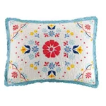 The Pioneer Woman Mazie Medallion 2-PIECE Cotton Pillow Sham Set, King. Fixed Price $10.80.