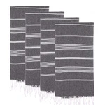 Black-beach Set Of 4 (38" 71") 100% Cotton Extra Large Turkish. Fixed Price $49.60.