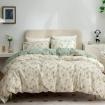 Floral Duvet Cover Twin 3 Pieces Bedding Set Brushed Microfiber Garden S.... Fixed Price $39.45.
