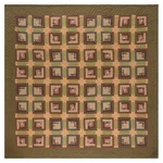 Vhc Brands Tea Cabin King Quilt 110WX97L Log Country Rustic Lodge Desig.... Fixed Price $424.43.