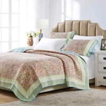 Barefoot Bungalow Palisades Pastel Quilt Set 3 Piece Full Queen. Fixed Price $79.41.