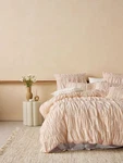 Linen House Layla Pink Quilt Cover Set. Fixed Price $209.92.