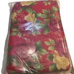 Collections Etc. Roses And Leaves Red Full/queen Comforter - New. Fixed Price $19.99.