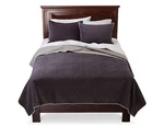 Target Navy Monroe Velvet Quilt 3 Pc. Set Queen / Full Msrp $179.99. Fixed Price $89.99.
