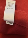 Archipelago Designs Custom Queen Coverlet In Burgandy & Black 90" X 95". Fixed Price $129.00.
