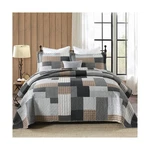 Perhom Quilt King Size - 100% Cotton Lightweight Bedspread Gray Brown Black.... Fixed Price $143.80.